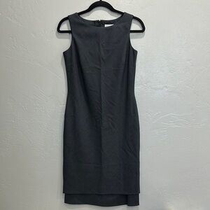 Preview Collection Gray Sleeveless Mini Sheath Dress